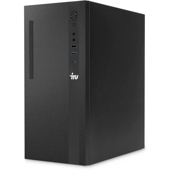  ПК iRU Planio 310H6SC (2153498) Tower Intel Core i3 14100F, DDR5 16ГБ, 512ГБ SSD, nVidia GeForce GT610 - 2 ГБ, Windows 11 Pro, черный 