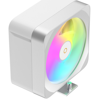  Кулер Ocypus Delta A40 EX WH ARGB White (Delta-A40-WH1NAWN00E-GL) (200W, 4-pin PWM, 157mm, Al/Cu, 4x6mm, 1x120mm, 60CFM, 31dBA) 