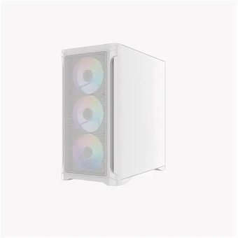  Корпус SAMA S31 White (S31-WHMMA4X1-GL) без БП, Midi-Tower, TG, 4x120mm ARGB, 2xUSB 3.0 + 1xUSB 3.2 Type-C, mATX, mITX 