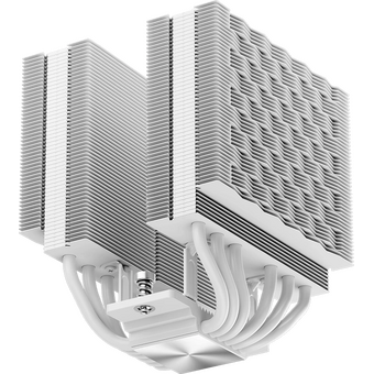  Кулер PcCooler RT620Pro TC ARGB WH White (265W, 4-pin PWM, 157.5mm, Al/Cu, 6x6mm, 2x120mm, 73.32CFM, 34.9dBA, 2200RPM, S 1851/1700) 