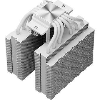  Кулер PcCooler RT620Pro TC ARGB WH White (265W, 4-pin PWM, 157.5mm, Al/Cu, 6x6mm, 2x120mm, 73.32CFM, 34.9dBA, 2200RPM, S 1851/1700) 