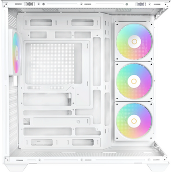  Корпус Ocypus Gamma C74 WH ARGB White (Gamma-C74-WHD400XX-GL) без БП, Midi-Tower, TG, 4x120mm 2xUSB-A 3.0 + 1xUSB-C 3.1, ATX, mITX 