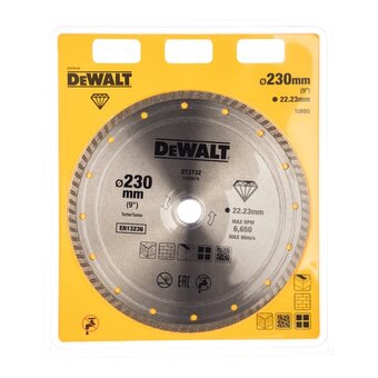  Диск алмазный DeWalt DT3732 d-230мм d(посад.)-22.2мм угловые шлифмашины 