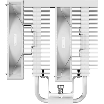  Кулер PcCooler RT620Pro TC ARGB WH White (265W, 4-pin PWM, 157.5mm, Al/Cu, 6x6mm, 2x120mm, 73.32CFM, 34.9dBA, 2200RPM, S 1851/1700) 