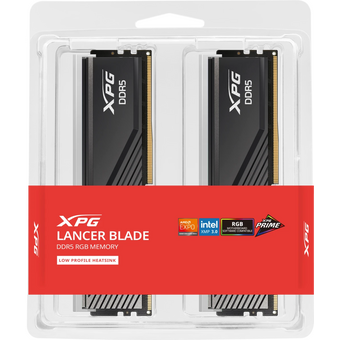  ОЗУ XPG Lancer Blade Black RGB 16GB (AX5U5600C468G-DTLABRBK) DDR5 5600 DIMM kit 2*8gb, CL46-45-45, 1.1V, Intel XMP 3.0 и AMD EXPO, NON ECC 