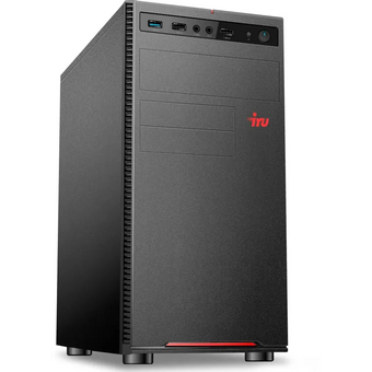  ПК iRU Planio 320A5SE (2136647) AMD Ryzen 5 3400G, DDR4 16ГБ, 256ГБ(SSD), AMD Radeon Graphics, FreeDOS, черный 