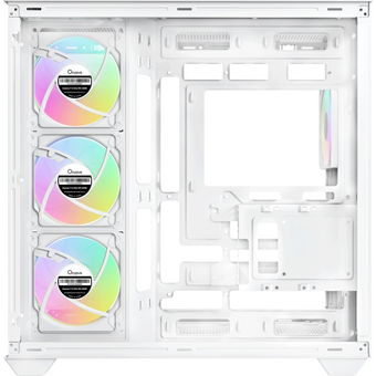  Корпус Ocypus Gamma C74 WH ARGB White (Gamma-C74-WHD400XX-GL) без БП, Midi-Tower, TG, 4x120mm 2xUSB-A 3.0 + 1xUSB-C 3.1, ATX, mITX 