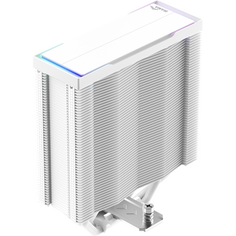  Кулер SAMA A40L WH (A40-WHWAYXOX-G) (240W, 4-pin PWM, 152mm, 4x6mm, ARGB, 1x120mm, 75.2CFM, 29dBA, 2200RPM, S: 1851/1700/1200) 