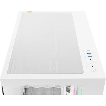  Корпус Ocypus Gamma C74 WH ARGB White (Gamma-C74-WHD400XX-GL) без БП, Midi-Tower, TG, 4x120mm 2xUSB-A 3.0 + 1xUSB-C 3.1, ATX, mITX 