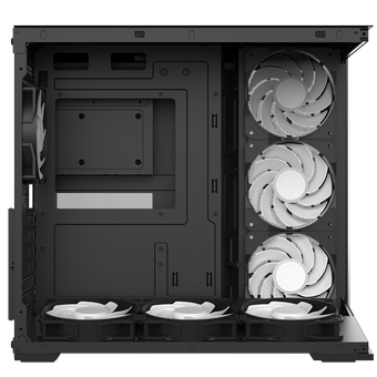  Корпус ZALMAN D40, ATX, Black, Window, 1xCombo (2.5'' or 3.5''), 2x2.5'', 2x3.5'', 1xUSB Type-C, 1xUSB3.0, Side 3x120 ARGB, Bottom 3x120 ARGB 