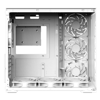  Корпус ZALMAN D40, ATX, White, Window, 1xCombo (2.5'' or 3.5''), 2x2.5'', 2x3.5'', 1xUSB Type-C, 1xUSB3.0, Side 3x120 ARGB, Bottom 3x120 ARGB 