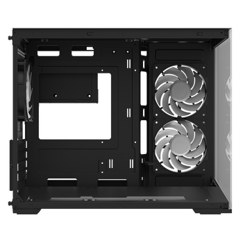  Корпус ZALMAN D30, MATX, Black, Window, 1xCombo (2.5'' or 3.5''), 2x2.5'', 2x3.5'', 1xUSB3.0, 1xUSB2.0, Side 2x120 ARGB, Rear 1x120 ARGB 