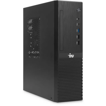  ПК iRU Planio 310H6SFC (2153481) Intel Core i3 12100F, DDR4 16ГБ, 512ГБ SSD, nVidia GeForce GT610 - 2 ГБ, Windows 11 Pro, черный 