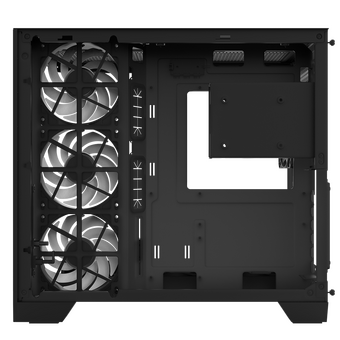  Корпус ZALMAN D40, ATX, Black, Window, 1xCombo (2.5'' or 3.5''), 2x2.5'', 2x3.5'', 1xUSB Type-C, 1xUSB3.0, Side 3x120 ARGB, Bottom 3x120 ARGB 