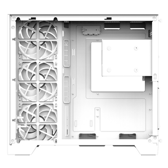  Корпус ZALMAN D40, ATX, White, Window, 1xCombo (2.5'' or 3.5''), 2x2.5'', 2x3.5'', 1xUSB Type-C, 1xUSB3.0, Side 3x120 ARGB, Bottom 3x120 ARGB 