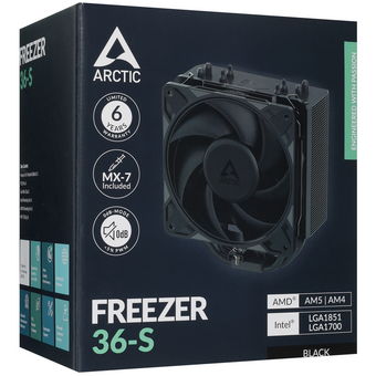  Вентилятор ARCTIC Freezer 36 S Black (ACFRE00196A) 