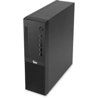  ПК iRU Planio 310H6SFC (2153504) Intel Core i5 12400F, DDR4 16ГБ, 512ГБ SSD, nVidia GeForce GT610 - 2 ГБ, Windows 11 Pro, черный 