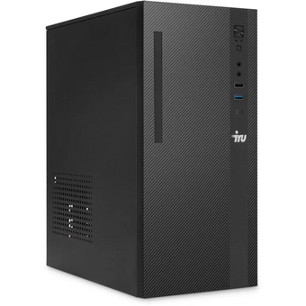 ПК iRU Planio 310H6SC (2153498) Tower Intel Core i3 14100F, DDR5 16ГБ, 512ГБ SSD, nVidia GeForce GT610 - 2 ГБ, Windows 11 Pro, черный 