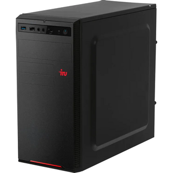  ПК IRU Planio 310H6SE (2187985) MT i3 12100F (3.3) 8Gb SSD256Gb GT610 2Gb без ОС GbitEth 400W черный (RUS) 