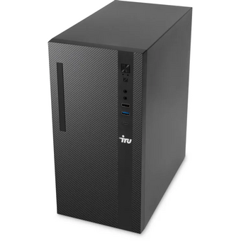  ПК iRU Planio 310H6SC (2153508) Tower Intel Core i5 13400F, DDR4 16ГБ, 512ГБ SSD, nVidia GeForce GT610 - 2 ГБ, Windows 11 Pro, черный 