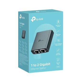  Сетевой разветвитель TP-Link EH210 гигабитный Ethernet с 1 на 2 порта 
