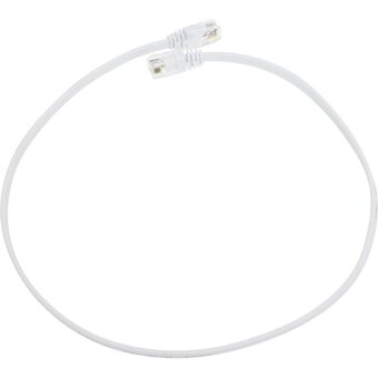  Патч-корд Cabeus PC-TEL-RJ12-0.5m 6p4c телефонный белый 