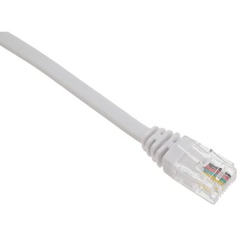  Патч-корд Cabeus PC-TEL-RJ12-0.5m 6p4c телефонный белый 