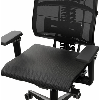  Кресло Метта Yoga Spine Black Edition (Z509745543) черный сиденье черный сетка с подголов. крестов.5-луч. металл хром 