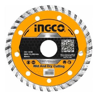  Диск алмазный отрезной INGCO DMD031251 Turbo 125мм 