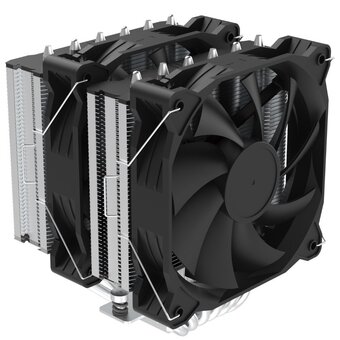  Кулер ZALMAN CNPS12X BP, 2x120mm Fans, 6 Heat Pipes, 4-Pin PWM, 600-1800 RPM, 32,9 DBA Max, Hydro Bearing, LGA1851/1700/1200/115X/AM5 