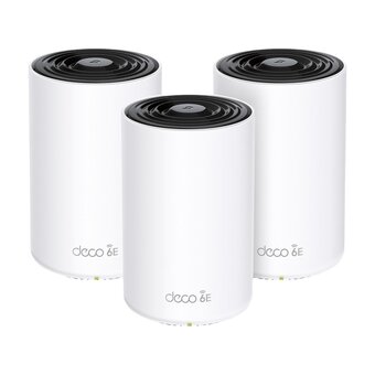  Трехдиапазонная Mesh-система TP-Link Deco XE75(2-pack) Wi-Fi 6E AXE5400, 2,4/5/6ГГц, до 5378Мбит/с, WAN/LAN 3x1Гбит/с 