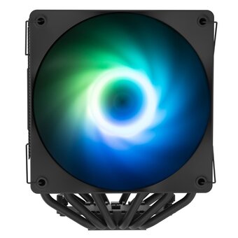  Кулер ZALMAN CNPS15X BP ARGB Black, 2x120mm ARGB Fans, 6 Heat Pipes, 4-Pin PWM, 600-2000 RPM, 32,9 DBA Max, Hydro Bearing, LGA1851/1700 