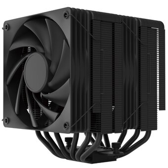  Кулер ZALMAN CNPS15X BP Black, 2x120mm Fans, 6 Heat Pipes, 4-Pin PWM, 600-2000 RPM, 32,9 DBA Max, Hydro Bearing, LGA1851/1700/1200/115X 