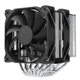  Кулер ZALMAN CNPS12X BP, 2x120mm Fans, 6 Heat Pipes, 4-Pin PWM, 600-1800 RPM, 32,9 DBA Max, Hydro Bearing, LGA1851/1700/1200/115X/AM5 