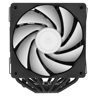  Кулер ZALMAN CNPS15X BP ARGB Black, 2x120mm ARGB Fans, 6 Heat Pipes, 4-Pin PWM, 600-2000 RPM, 32,9 DBA Max, Hydro Bearing, LGA1851/1700 