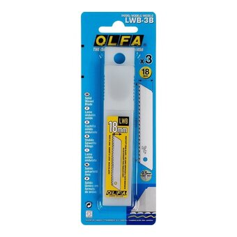  Лезвие Olfa OL-LWB-3B 18мм лезв 3шт 