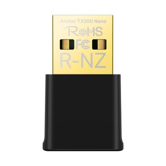  Сетевой адаптер TP-Link Archer TX20U Nano двухдиапазонный Wi-Fi 6 AX1800, 2,4/5ГГц, до 1775Мбит/с, USB 2.0 
