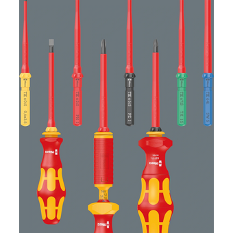  Отвертка Wera Kraftform Kompakt VDE 18 Universal 1 Tool Finder (WE-006613) в компл. 18 предметов 