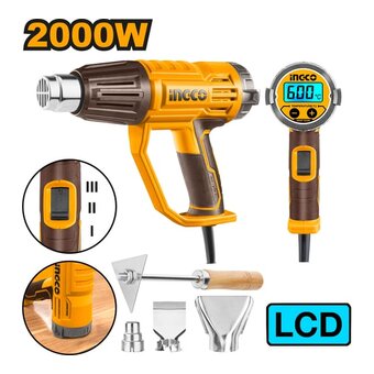  Фен технический INGCO HG200058 2000Вт, LCD 