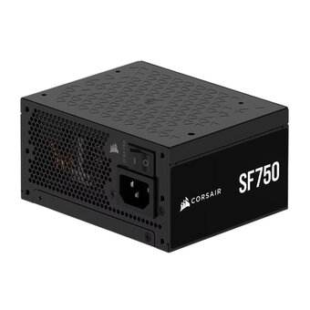  Блоки питания Corsair SF750 (CP-9020284-EU) RPS0205, 750W 80+ Platinum (SFX, 3.1, PCIe 5.1, Full modular, 1x24(20+4)pin, 1x12VHPWR) 