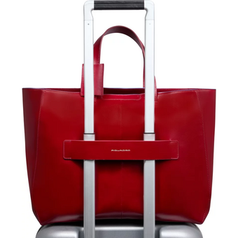  Сумка деловая Piquadro Blue Square (BD6680B2/R) женская, кожа натуральная, красный 
