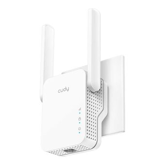  Усилитель сигнала Cudy RE300 1.0 Wi-Fi N300 с поддержкой Mesh, 2,4ГГц, до 300Мбит/с, 1x100Мбит/с, 2 антенны, белый 