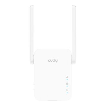  Усилитель сигнала Cudy RE300 1.0 Wi-Fi N300 с поддержкой Mesh, 2,4ГГц, до 300Мбит/с, 1x100Мбит/с, 2 антенны, белый 