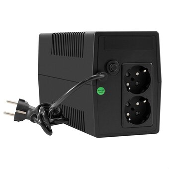  ИБП ExeGate Smart LB-800.LCD.AVR.2SH (EX299763RUS) 800VA/480W, LCD, AVR, 2*EU/Тип FSchuko, батарея 12V 9Ah, Black 