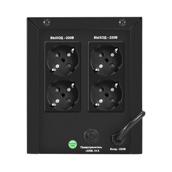  ИБП ExeGate SpecialPro Smart LLB-1000.LCD.AVR.4SH (EX299950RUS) 1000VA/700W, LCD, AVR, 4*EU/Тип FSchuko, батарея 12V 7.2Ah 2шт, металличе 