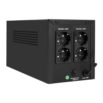  ИБП ExeGate SpecialPro Smart LLB-1000.LCD.AVR.4SH (EX299950RUS) 1000VA/700W, LCD, AVR, 4*EU/Тип FSchuko, батарея 12V 7.2Ah 2шт, металличе 