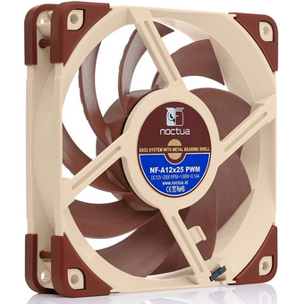  Вентилятор Noctua NF-A12x25 FLX 120x120x25 мм, 1350/1700/2000 об/мин, 23 дБА (100389) 