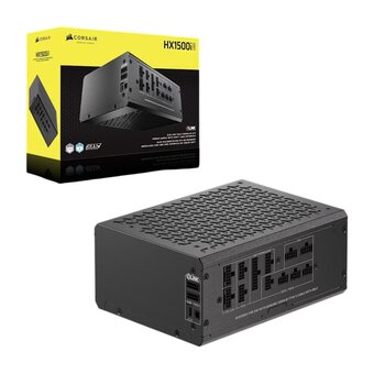  Блоки питания Corsair HX1500i Shift (CP-9020269-EU) RPS0196, 1500W 80+ Platinum (ATX, 3.1, PCIe 5.1, Full modular, 1x24(20+4)pin) 