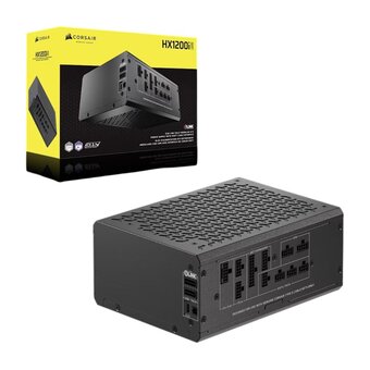  Блоки питания Corsair HX1200i Shift (CP-9020267-EU) RPS0194, 1200W 80+ Platinum (ATX, 3.1, PCIe 5.1, Full modular, 1x24(20+4)pin) 