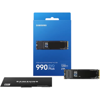  SSD Samsung 990 Evo (MZ-V9V2T0BW) M.2 2280 2TB NVMe 2.0, PCIe 4.0 x4, TLC 3D NAND, 7250R/6450W MB/s 